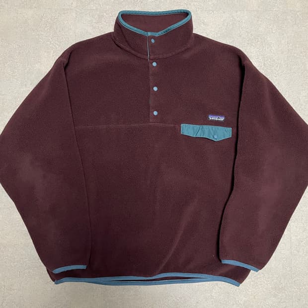 빈티지 파타고니아 신칠라 플리스 옵시디언 플럼