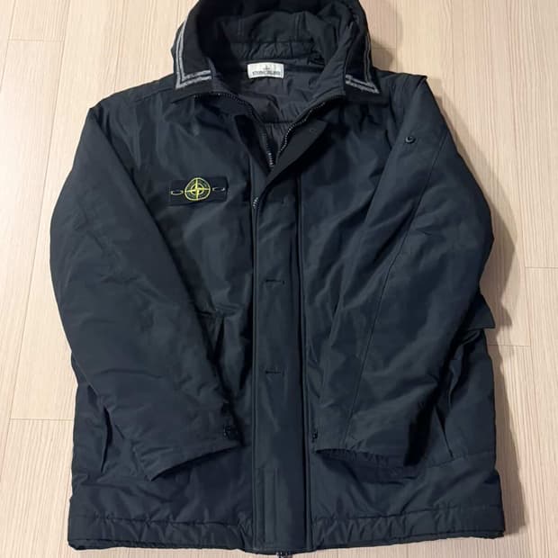 {S급/XL} 스톤아일랜드 마이크로랩스 패딩 다크 네이비