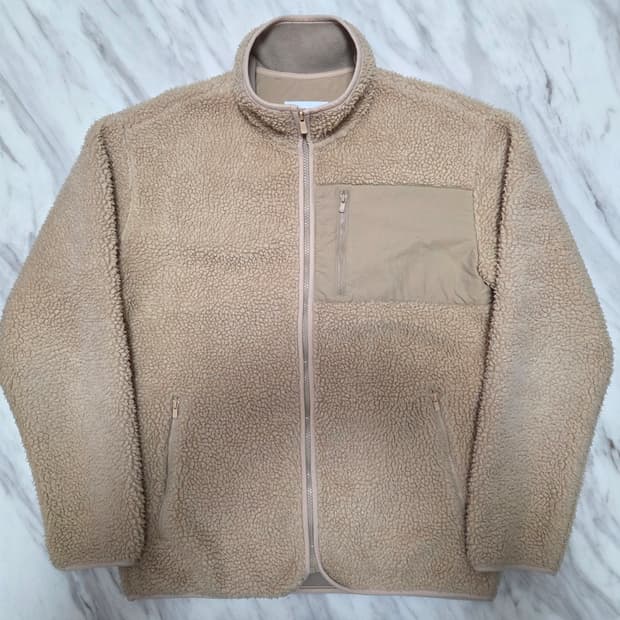 지오지아 플리스 집업 자켓