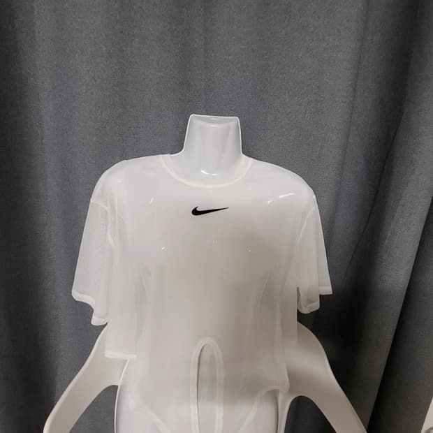 나이키 메쉬 크롭 탑