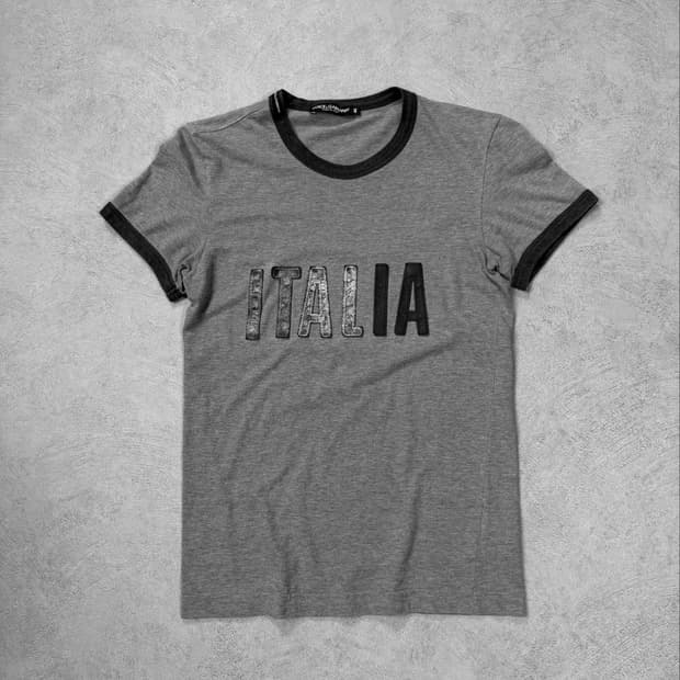 Dolce & Gabbana “ITALIA” Ringer T-Shirts