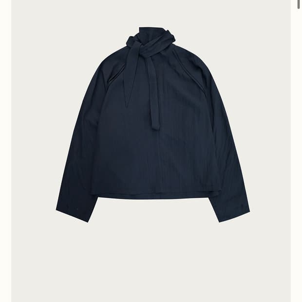 리본빛 Raphia blouse