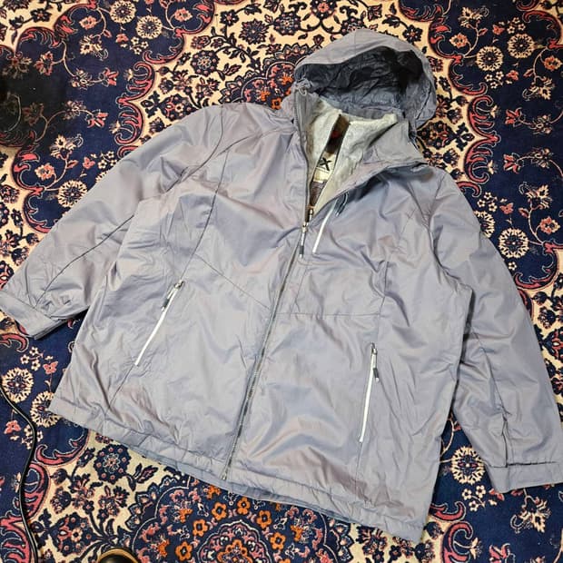 ZEROXPOSUR in USA 플리스 레이어드 누빔 패딩 바람막이 