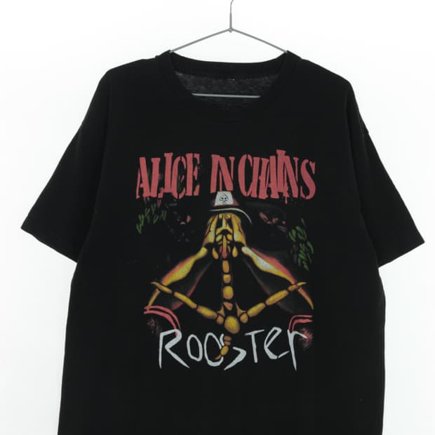 1993 Alice in Chains Rooster USA 빈티지 반팔 