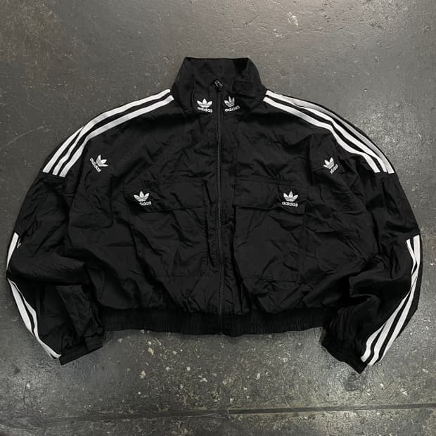 95 아디다스 오리지날 크롭 바람막이 