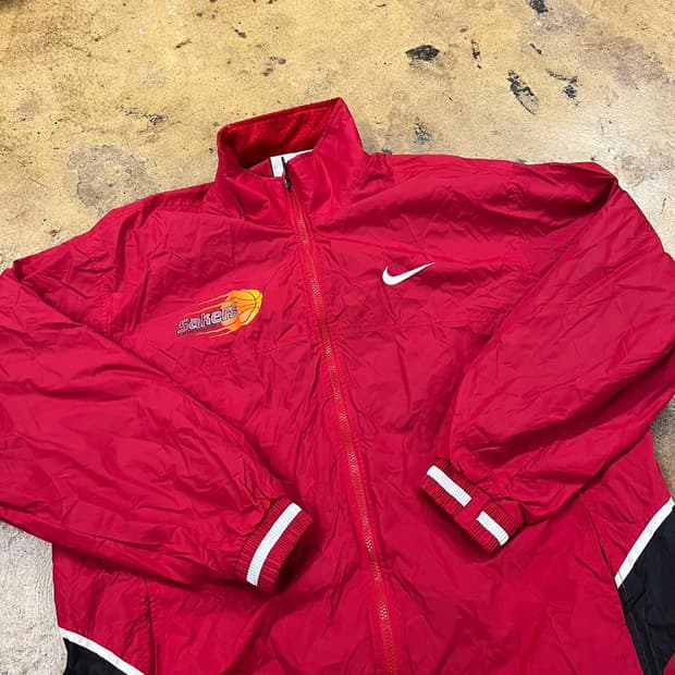 [정품/XXL] 나이키 스우시 엘지세이커스 올드스쿨 바람막이 자켓 b8