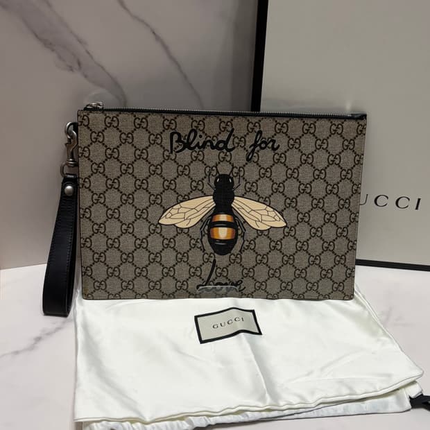 [정품] S급 구찌 GG 꿀벌 클러치