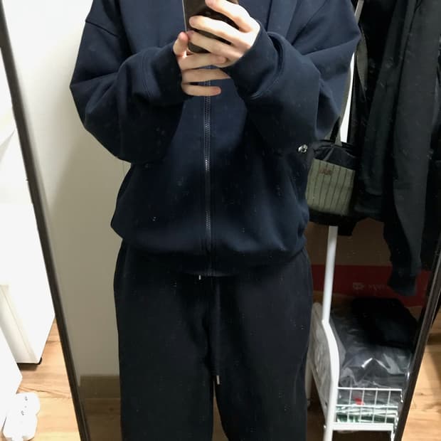 유니클로 후드집업