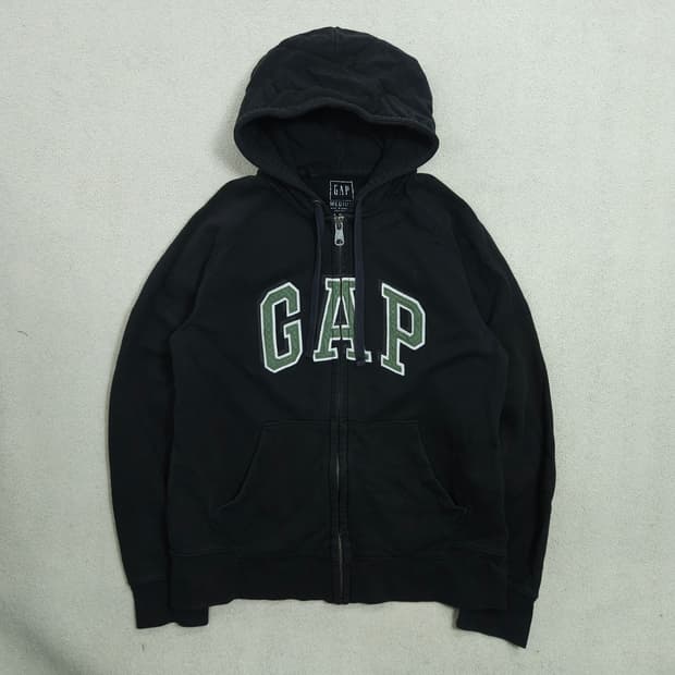 갭 빅로고 후드 집업 M