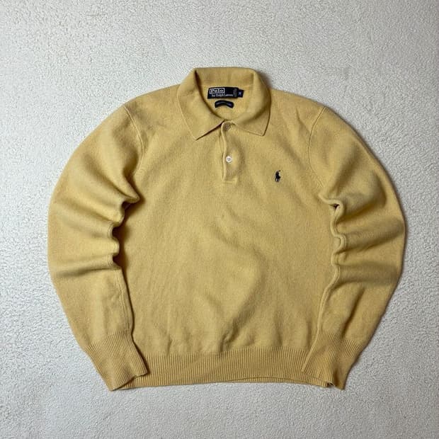폴로 랄프로렌 00's 램스울 숏 카라 니트 PN7588