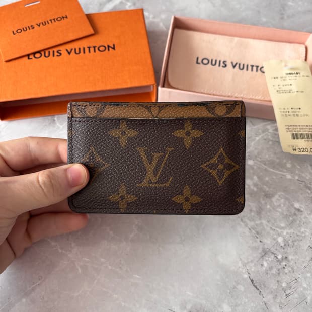 [정품] 루이비통 모노그램 리버스 카드지갑