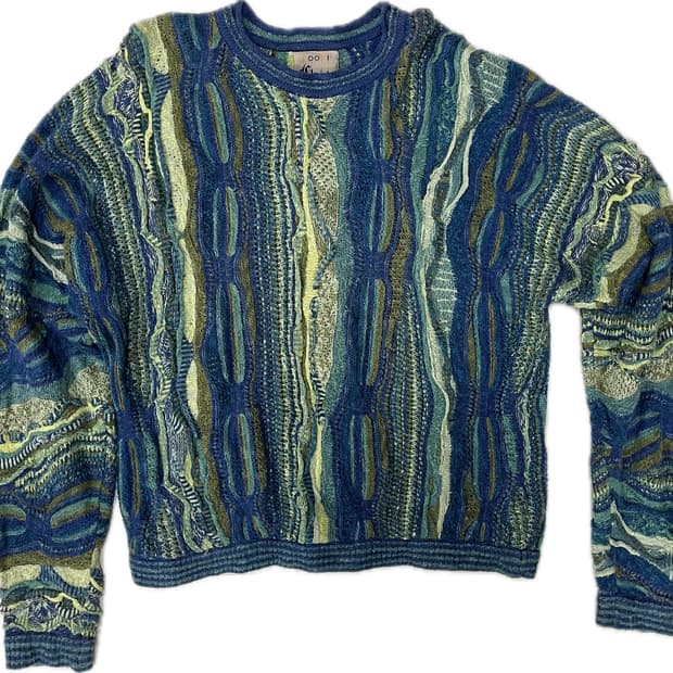 Coogi 케이블 니트