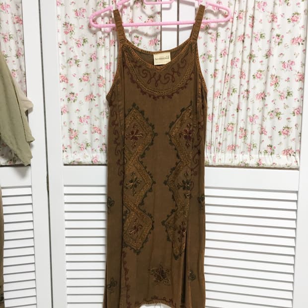 빈티지 히피에스닉 슬리브리스(착샷)