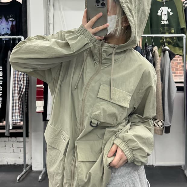 스노우피크 더블포켓 바람막이