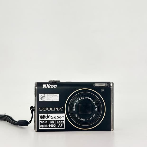 오늘만이가격) 니콘 쿨픽스 s640 블랙 디카(작례0)