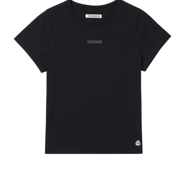 Coyseio MINI LOGO T-SHIRT BLACK