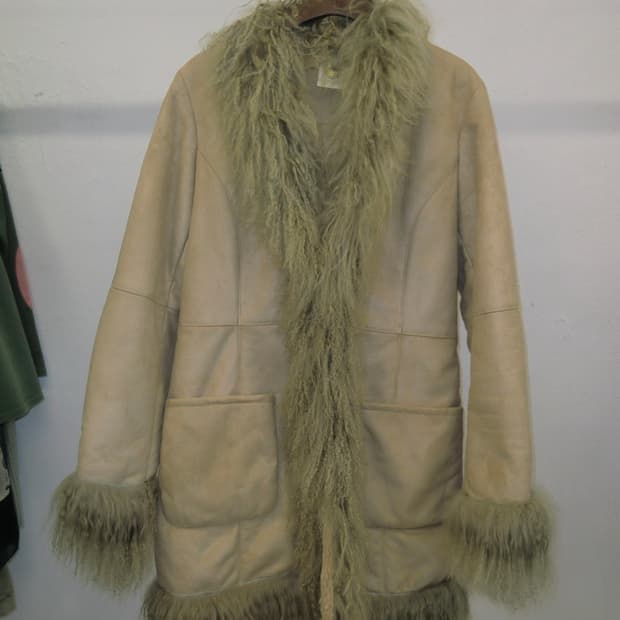 The Beige Fur Trim Coat