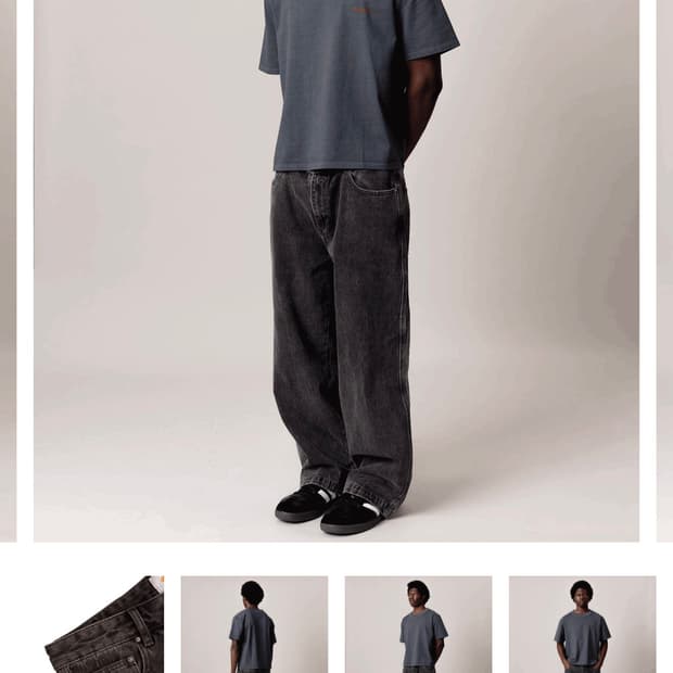 첵스다운타운 big fit jeans M사이즈