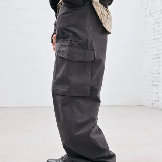 해칭룸 VTG star fatigue pants 차콜 4사이즈 팝니다