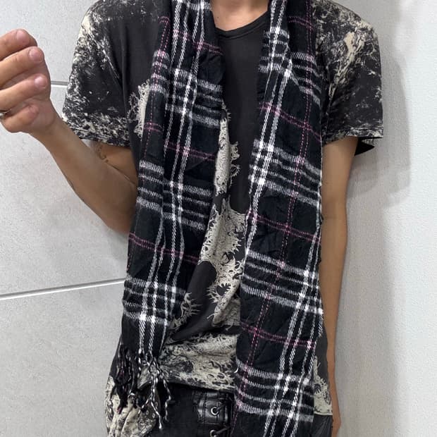 7. Check pattern scarf 2.5