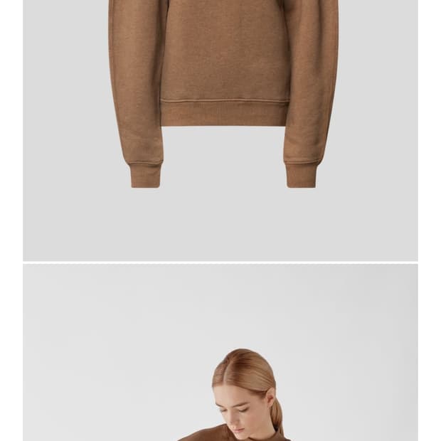 AGOLDE tarron 맨투맨 