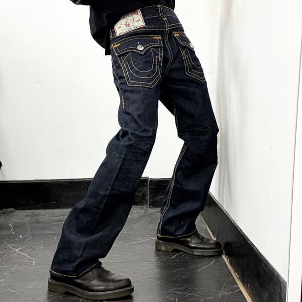 트루릴리전 월드투어 데님 팬츠