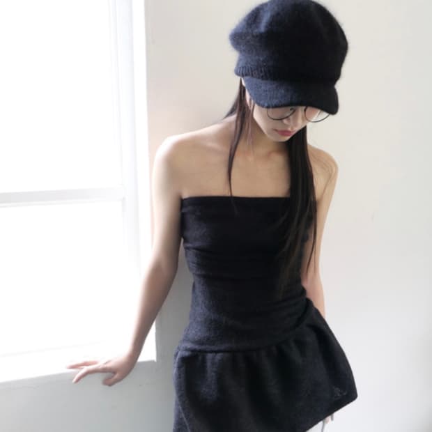 베이비랩 furry bread hat 퍼 털 빵모자