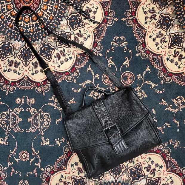 JPN 레더 크로스백