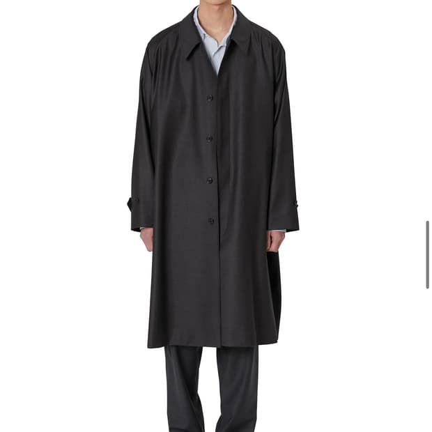 브라운야드 울 발마칸 코트 