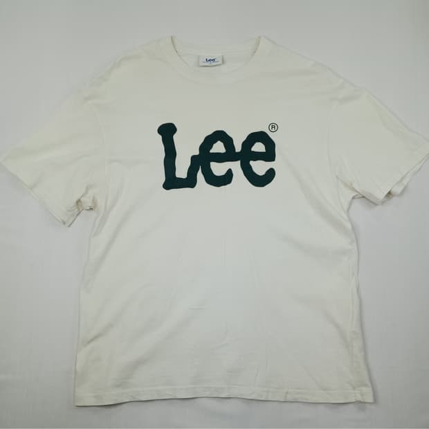 LEE 반팔 티셔츠 화이트