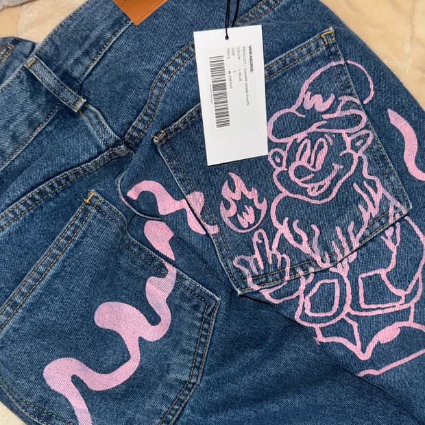 위캔더스 DWARF 데님 팬츠 L.BLUE S / 새상품