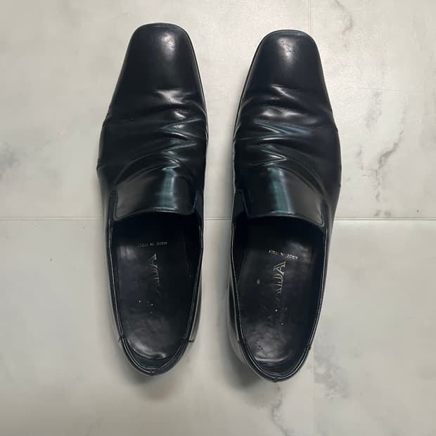 프라다 레더 로퍼 uk8.5