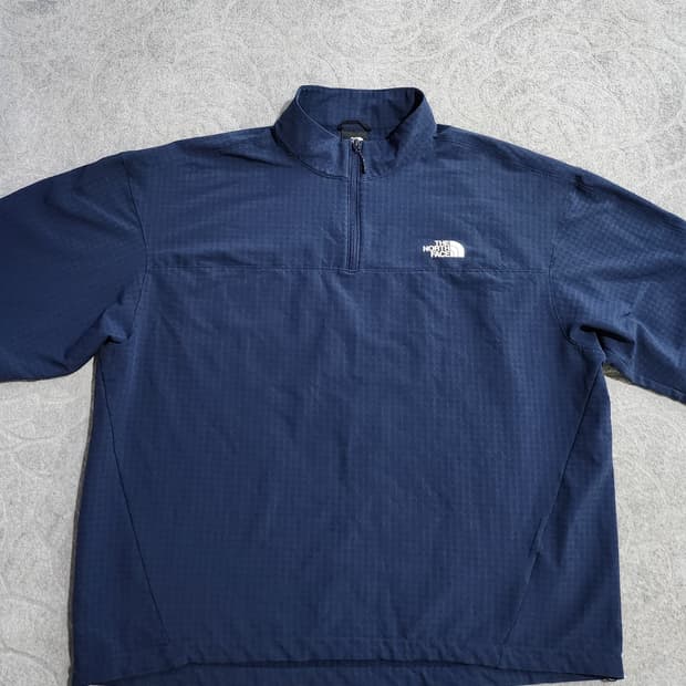 노스페이스 네이비 반집업 윈드브레이커 XXL