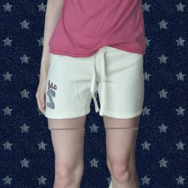 급처)  아베크롬비 숏츠 xs 아이보리 ☆