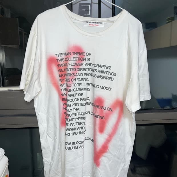 더뮤지엄비지터 티셔츠 L