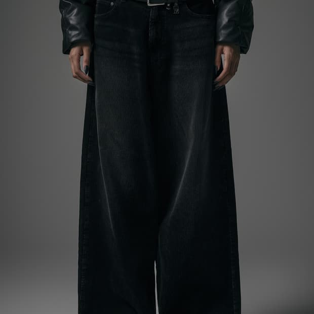 트리밍버드 워싱 로고 팬츠