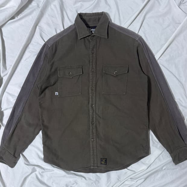 Ursus bape 투 톤 워크 셔츠