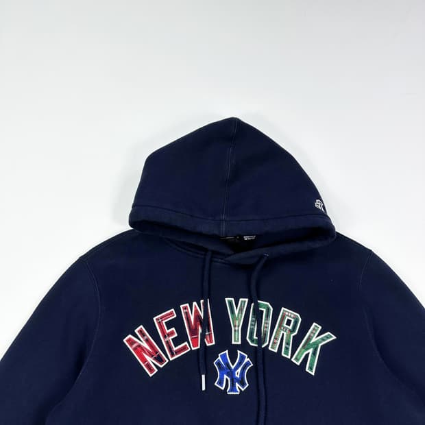 뉴에라 뉴욕양키스 네이비 후드티 (S)