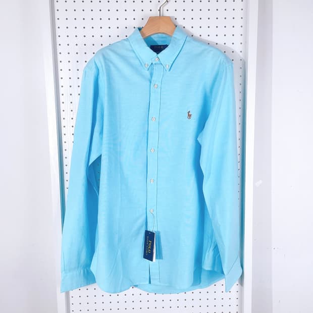 (정품/새상품) 폴로 랄프 로렌 남성 스카이 슬림핏 스트레치 옥스포드셔츠