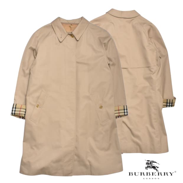 90S 버버리 트렌치 코트 여성 UK12 N0768