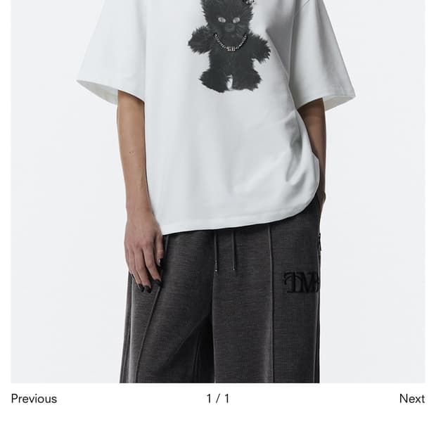 트리밍버드 블랙캣 반팔티