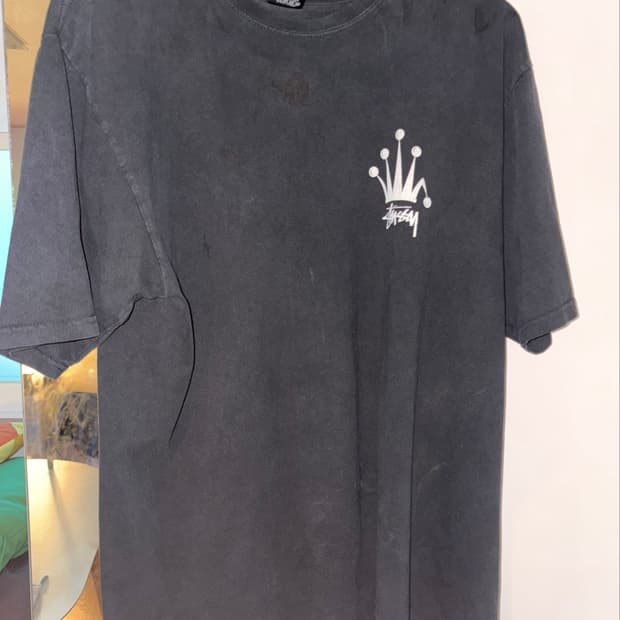 00’s PIGMENT DYED STUSSY BIG CROWN (L)