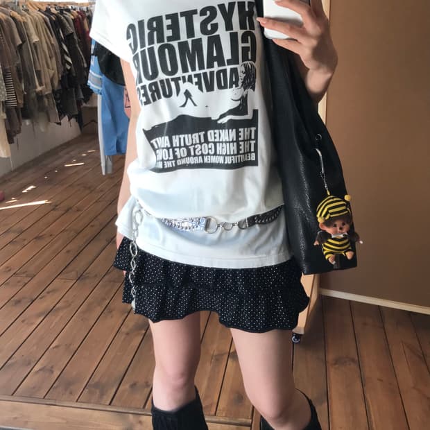 히스테릭글래머 히스걸 반팔티셔츠