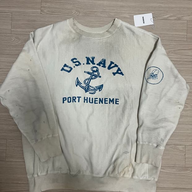 바우와우 빈티지에이징 스웻셔츠 XXL