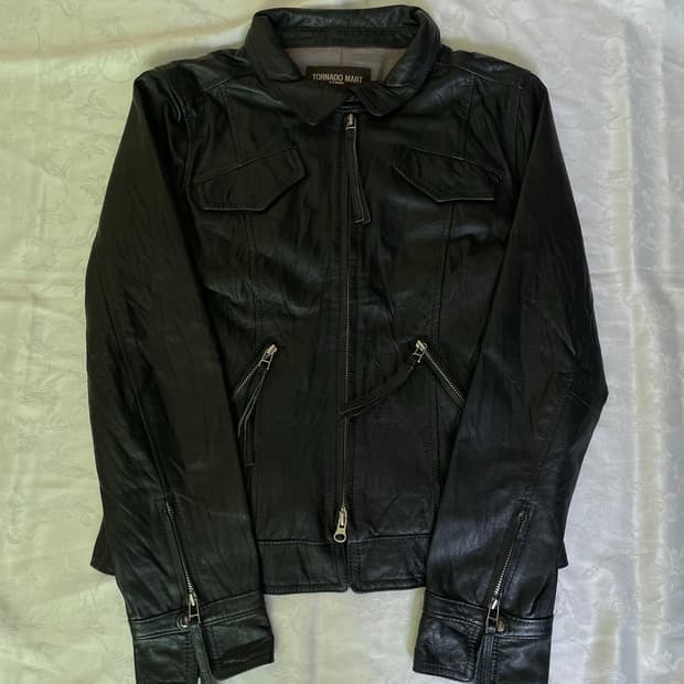 Tornado mart femme leather jacket (40)
