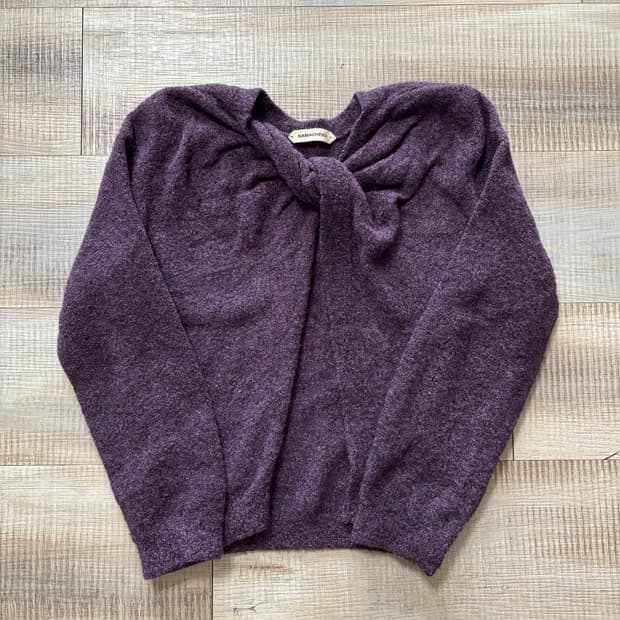 나마체코 노티드 가디건 namacheko knotted cardigan