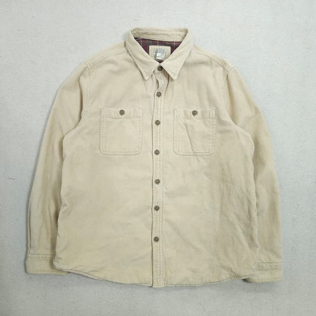 엘엘빈 코듀로이 셔츠 XL