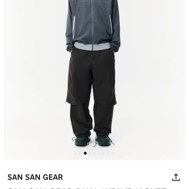 산산기어 바람막이