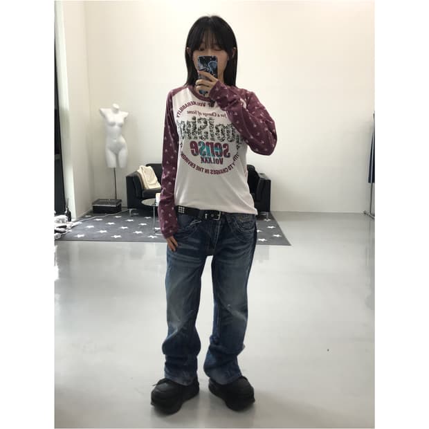 Jpn Kitsch Skull Long Sleeve