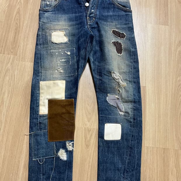 디스퀘어드2 워싱 데님 청바지44 -2종